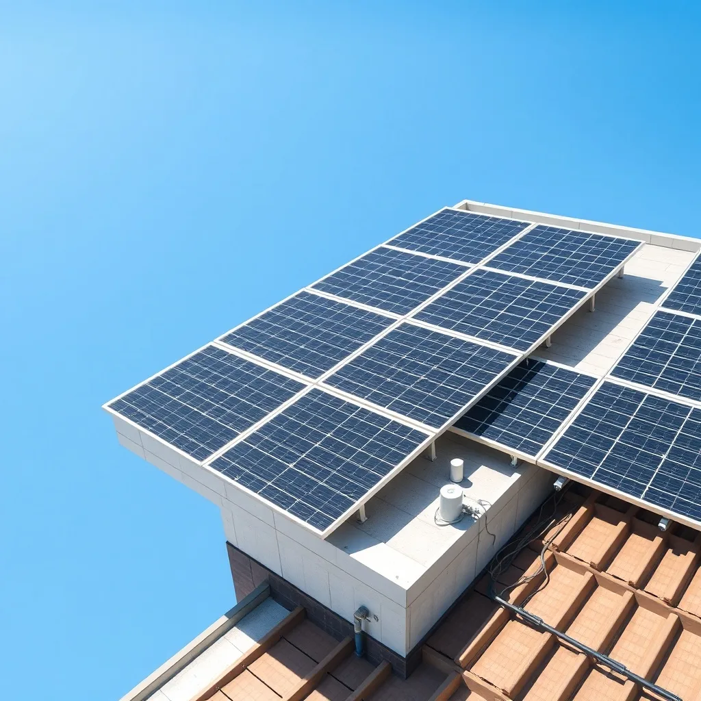 Damaged Solar Panel
