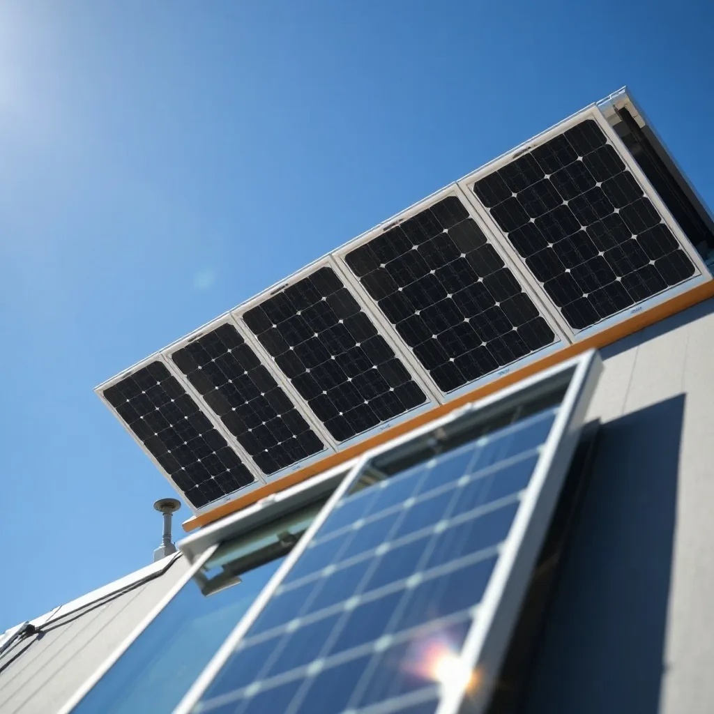 Rooftop array illustrating average solar panel cost per watt in 2026