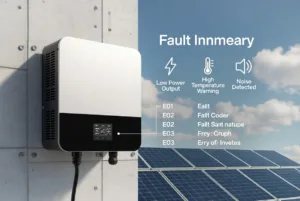 Common solar inverter problems and error codes troubleshooting