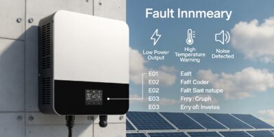 Common solar inverter problems and error codes troubleshooting