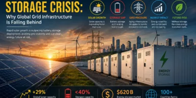 Solar Battery Storage Crisis utility scale renewable energy battery infrastructure and smart grid systems