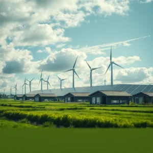 Off-grid living with solar power