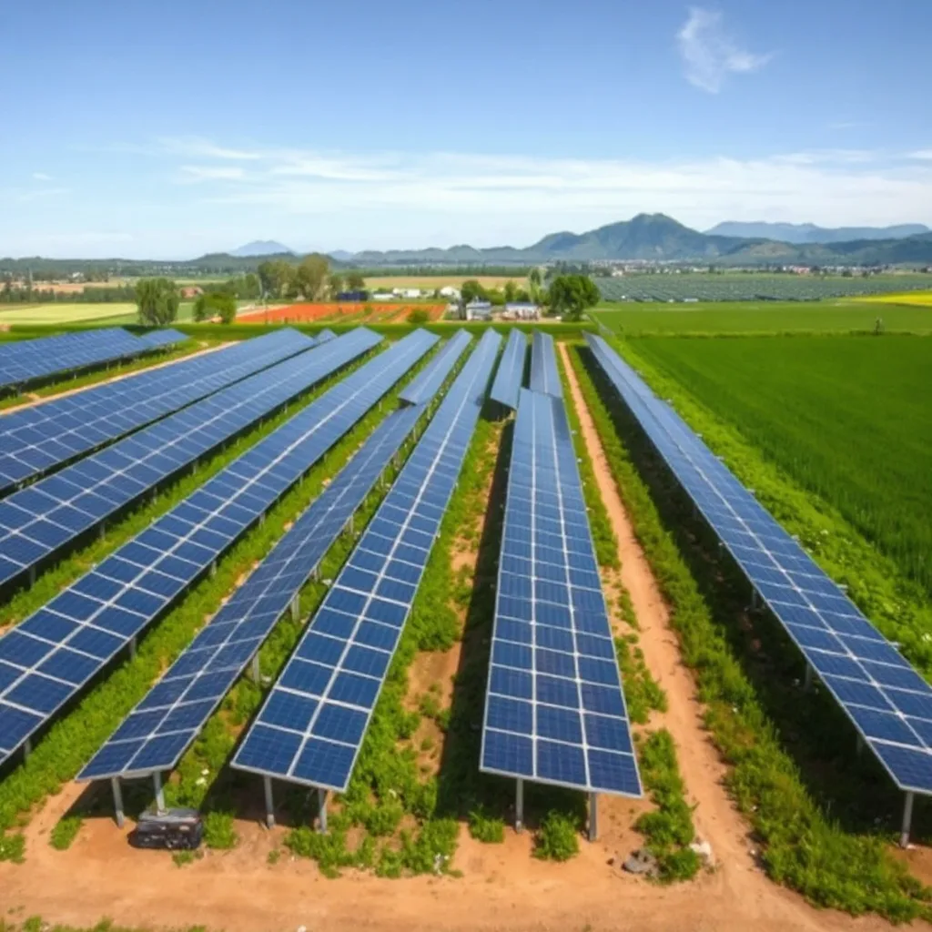 Solar farm development site