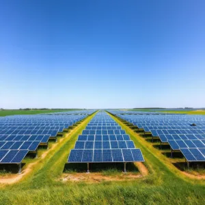 large scale solar energy