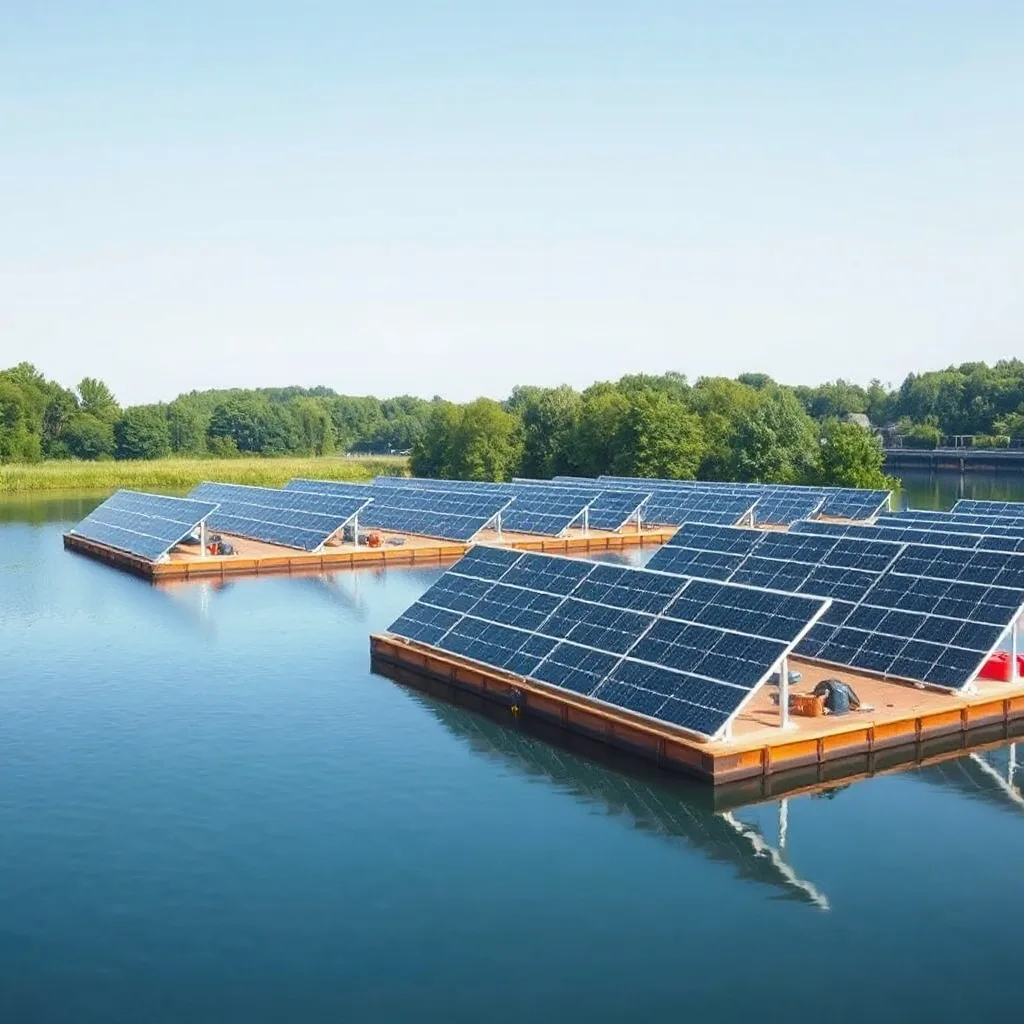 floating solar panels