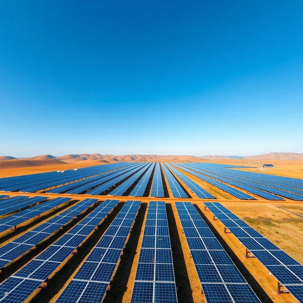 utility scale solar land requirements