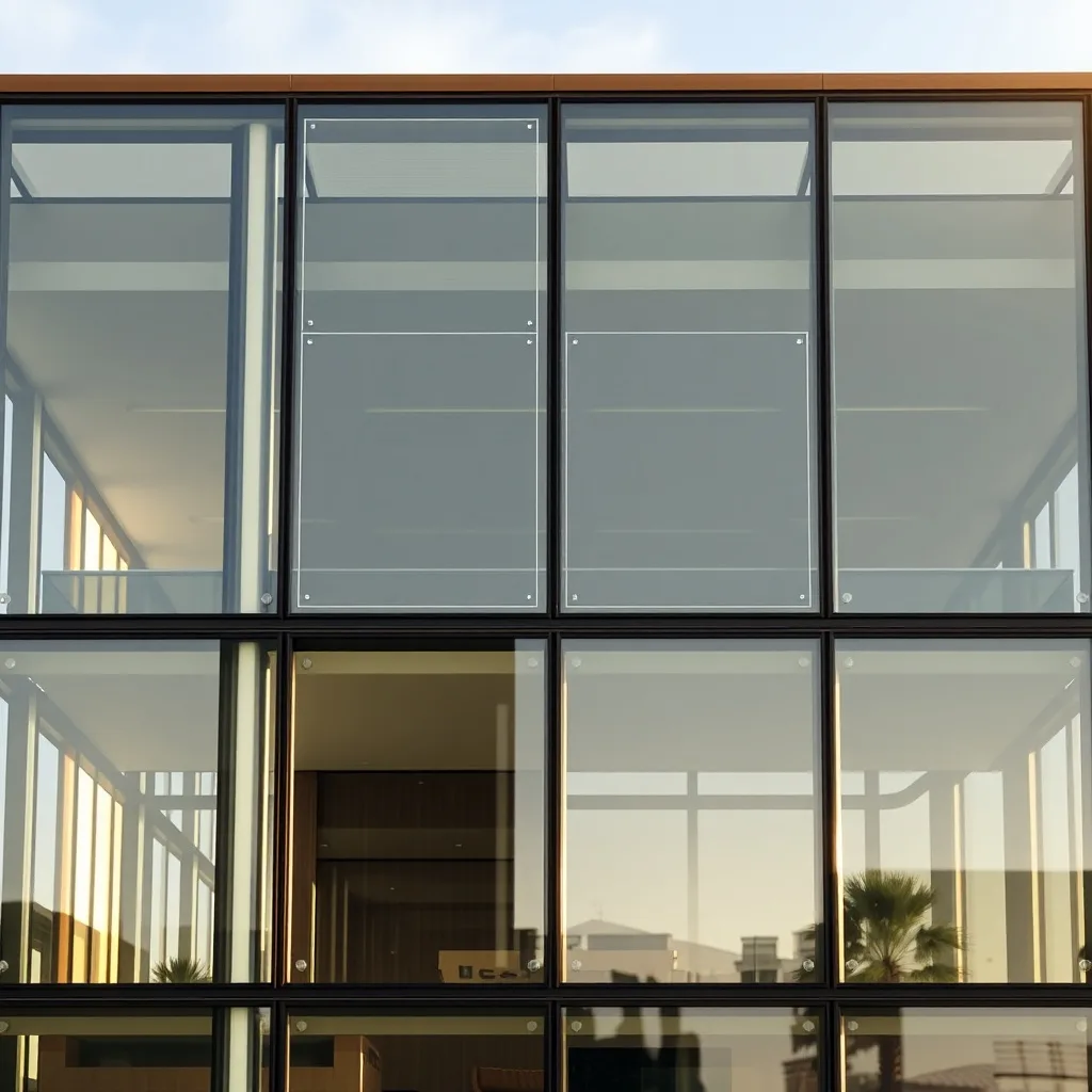 Transparent solar panel window application