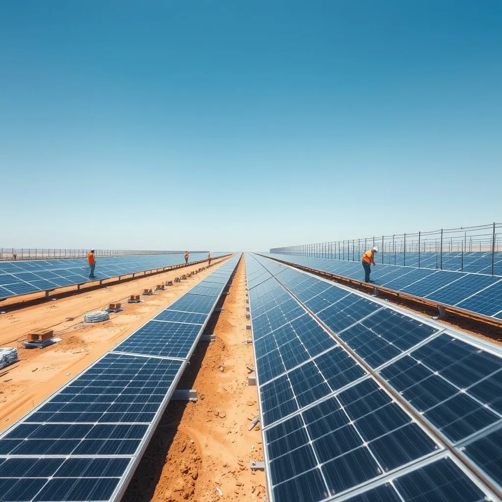 utility scale solar construction timeline