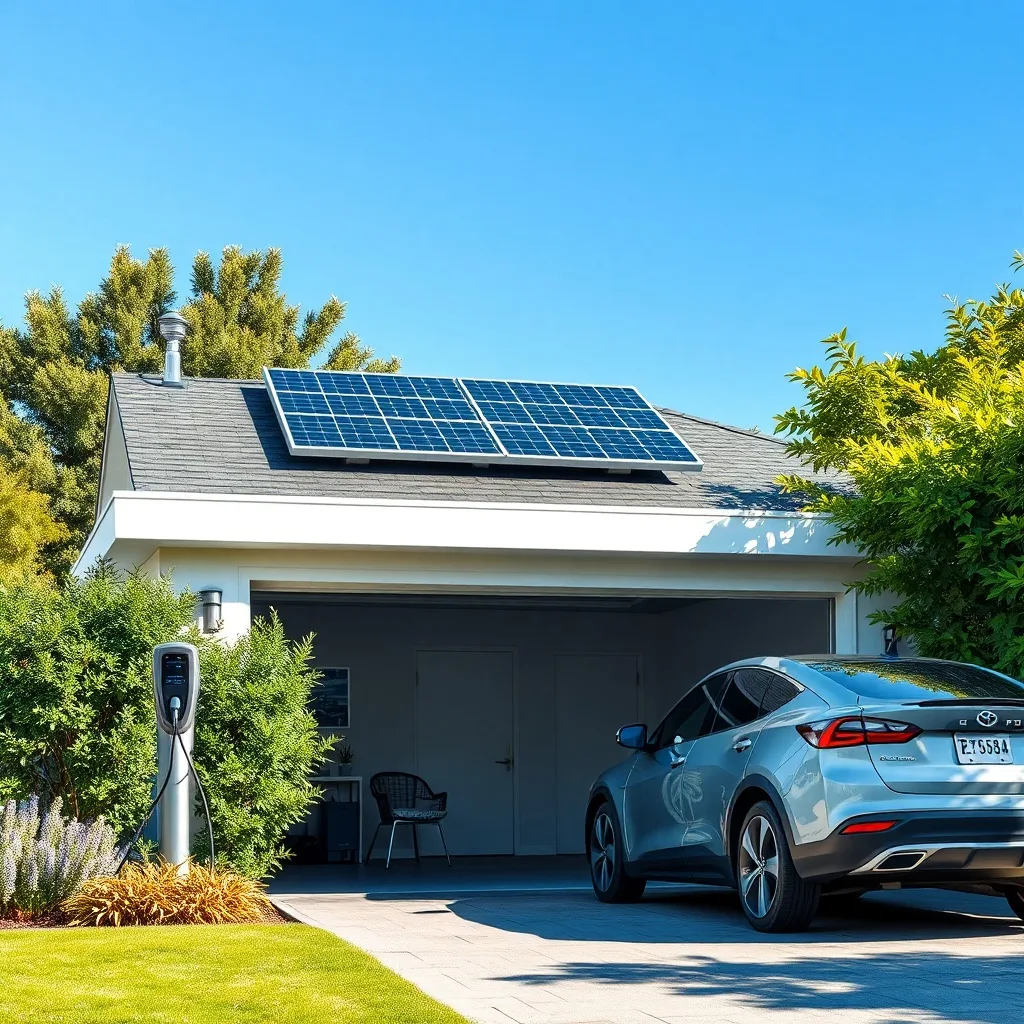 Solar Powered EV Chargers Home