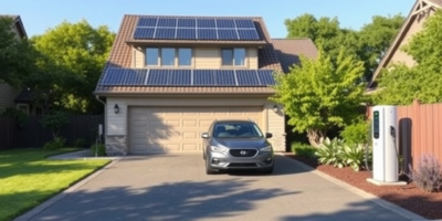 Bifacial Solar EV Charging