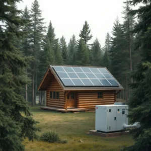 Off-Grid Cabin Solar