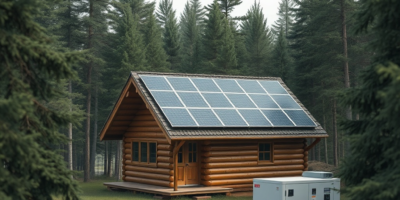 Off-Grid Cabin Solar