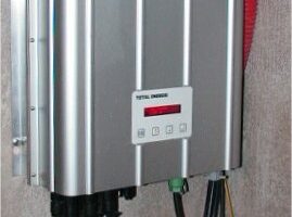 Wall-mounted hybrid solar inverter unit