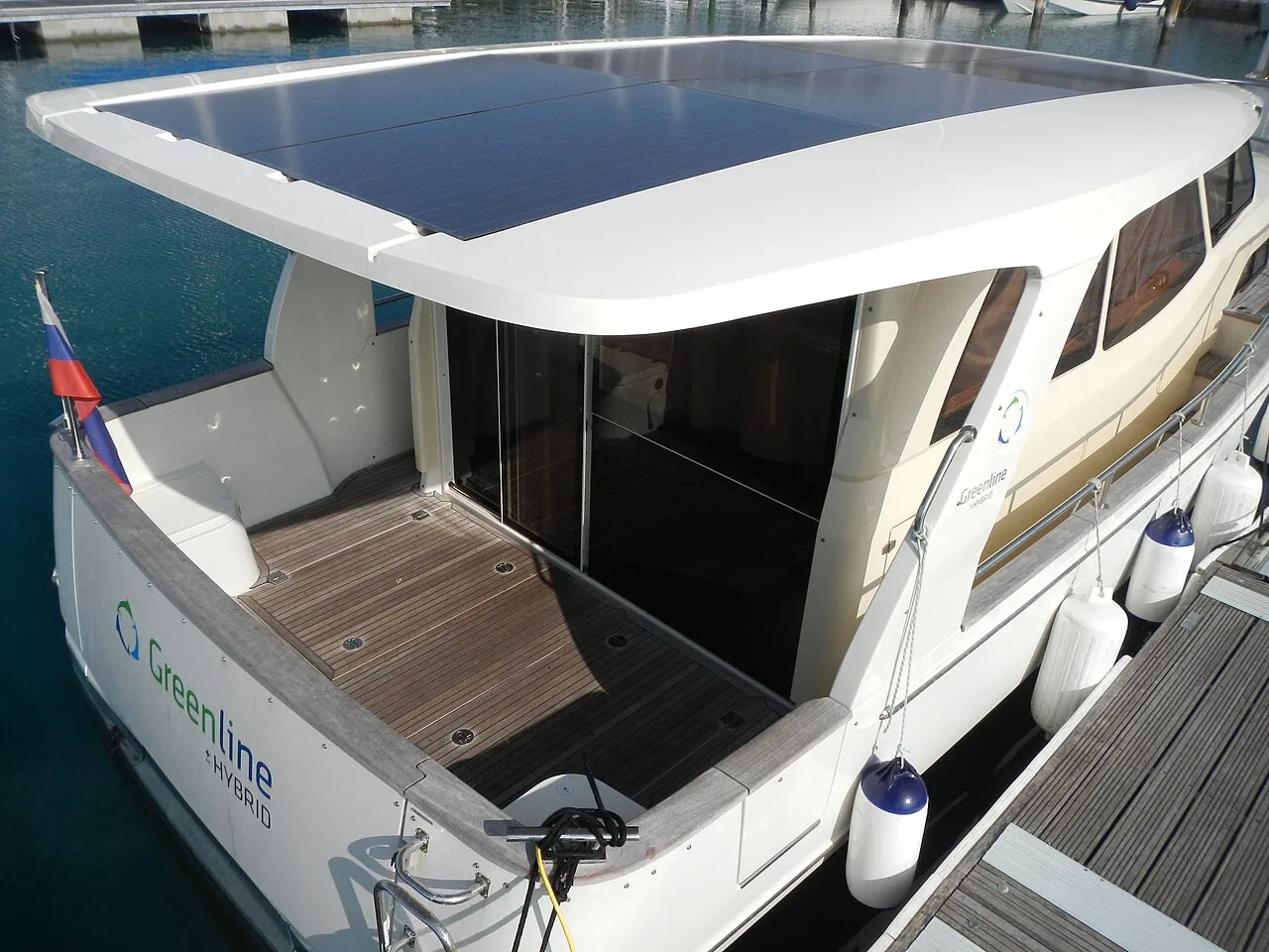 Hybrid solar power installation