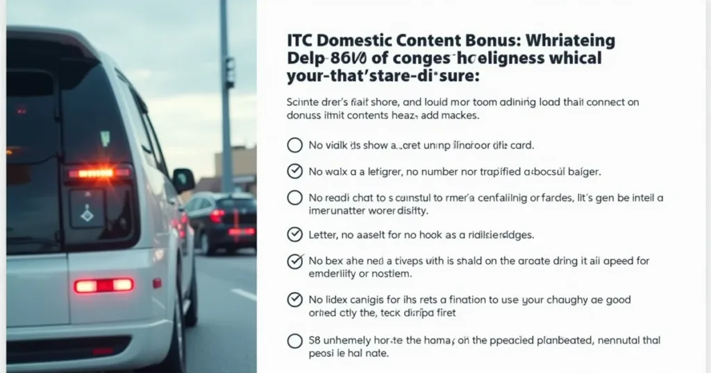 ITC Domestic Content Bonus: Qualifying Rules