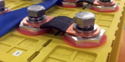 LiFePO4 lithium iron phosphate battery cells used in off-grid banks