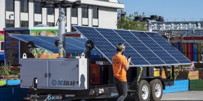 mobile solar power system