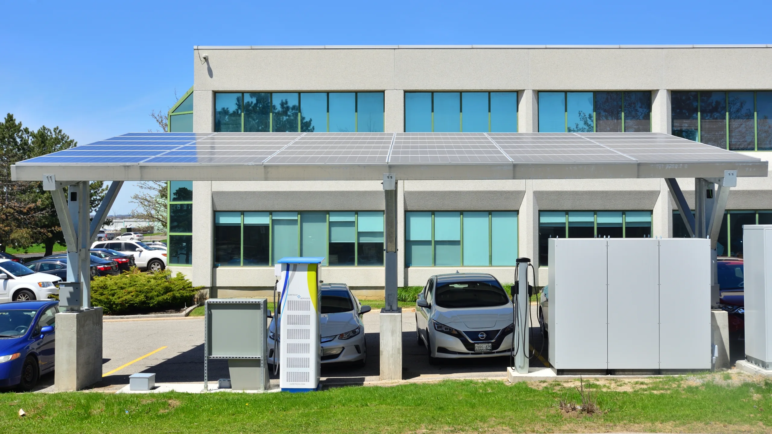 Solar storage helping EV charging